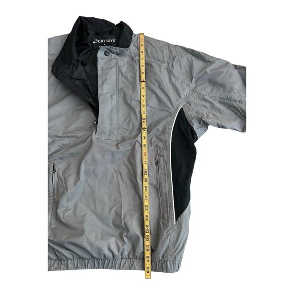 Footjoy FJ Jacket Men's M Gray Dryjoys Zip Pocket Windbreaker‎ - Picture 5 of 13